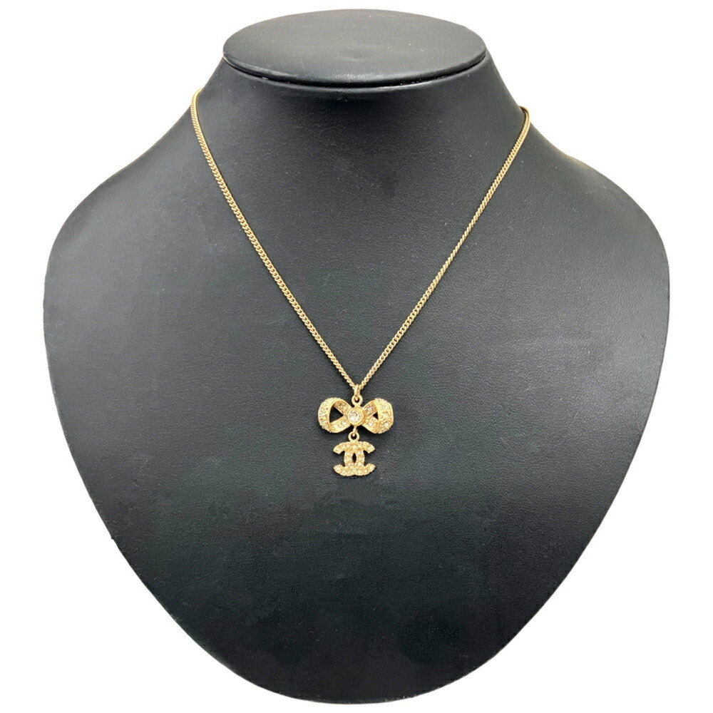 CHANEL Gold Logo Necklace - Picture 2 of 8